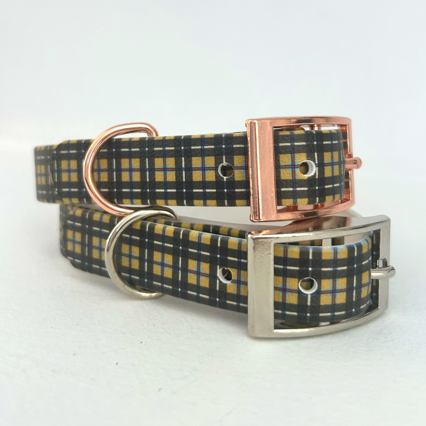 Cornish Tartan Handmade Dog Collar
