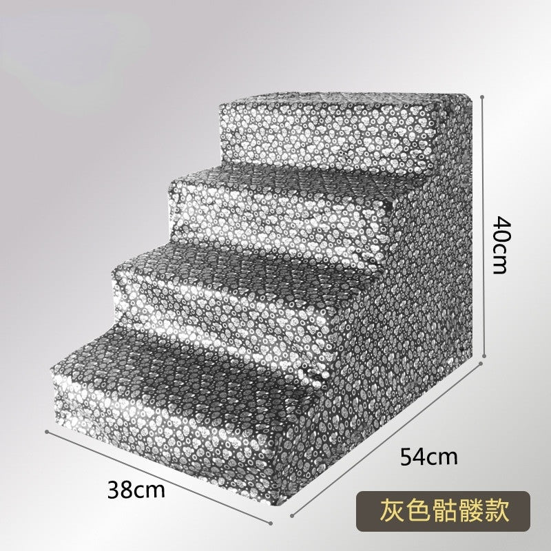 Four-story pet stairs dog agility equipment