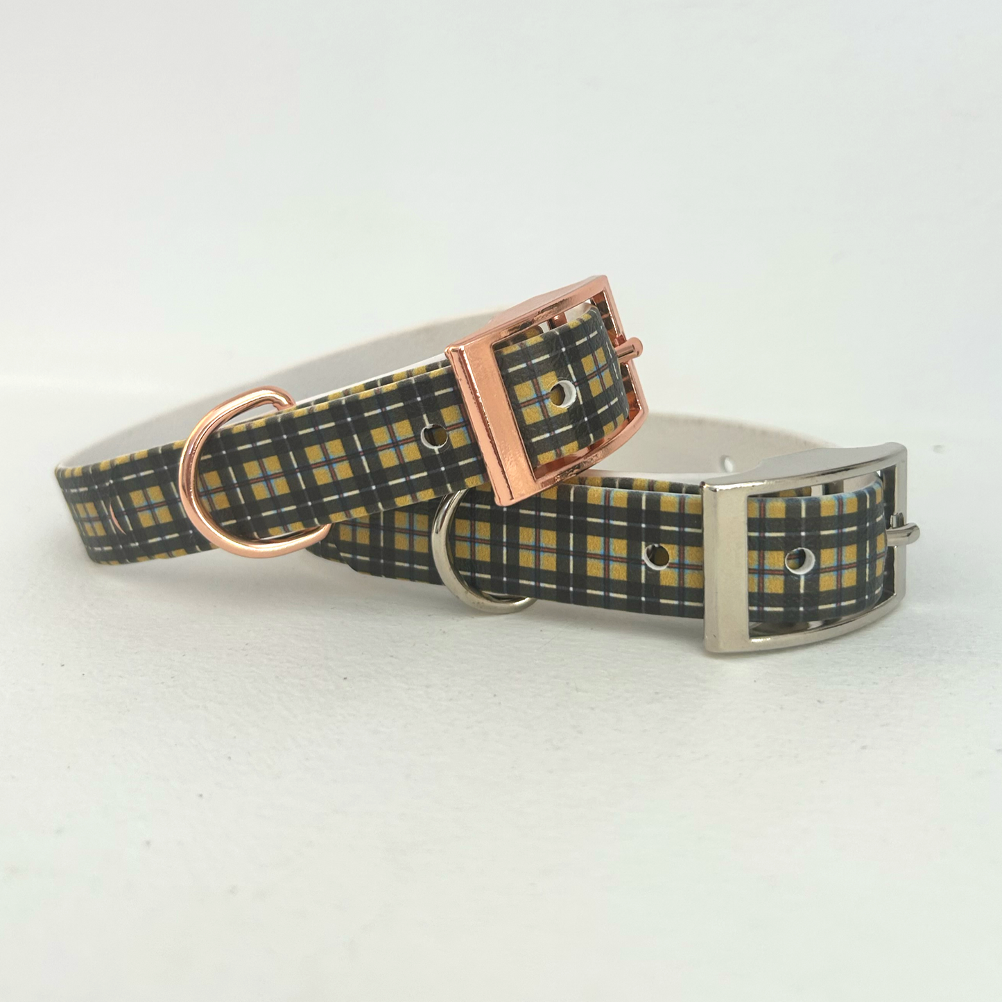 Cornish Tartan Handmade Dog Collar
