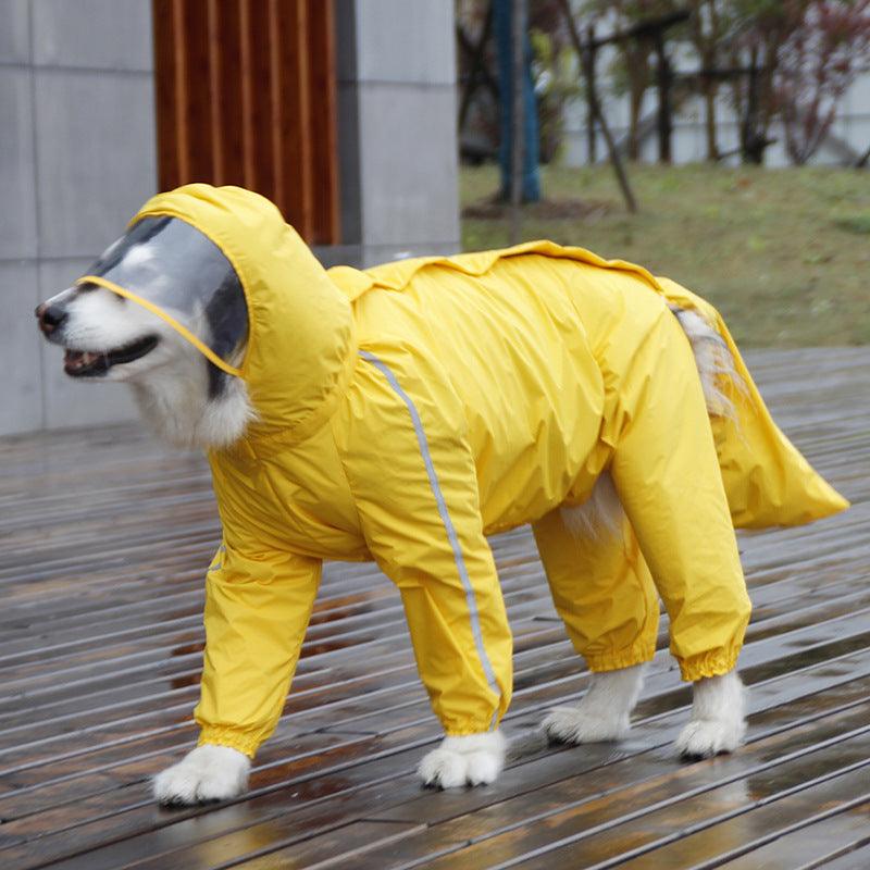 Pet Paws Waterproof Dog Poncho
