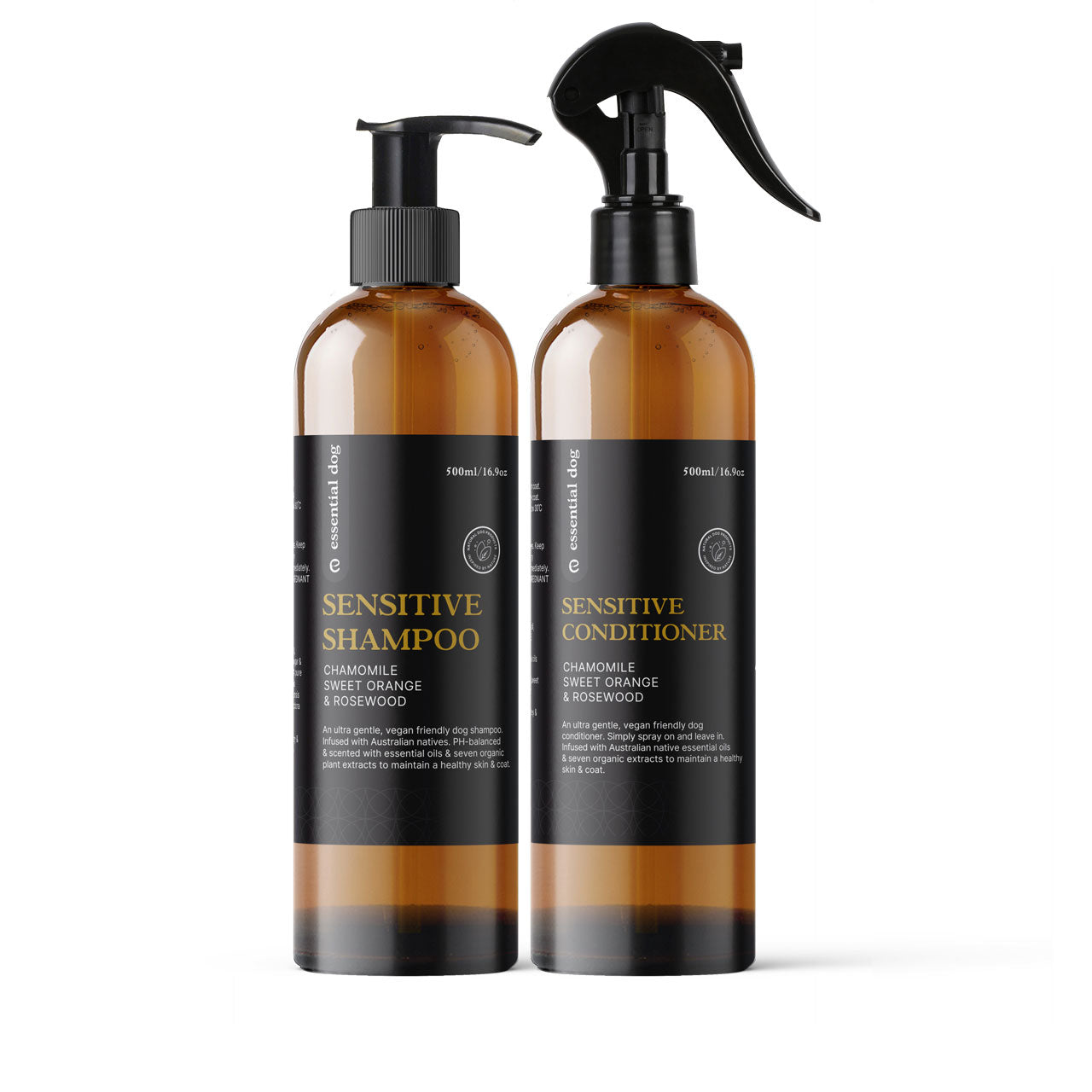 Sensitive Dog Shampoo: Chamomile, Sweet Orange & Rosewood