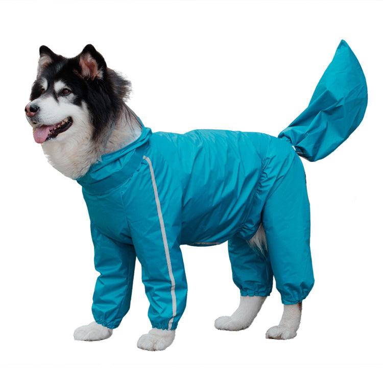 Pet Paws Waterproof Dog Poncho