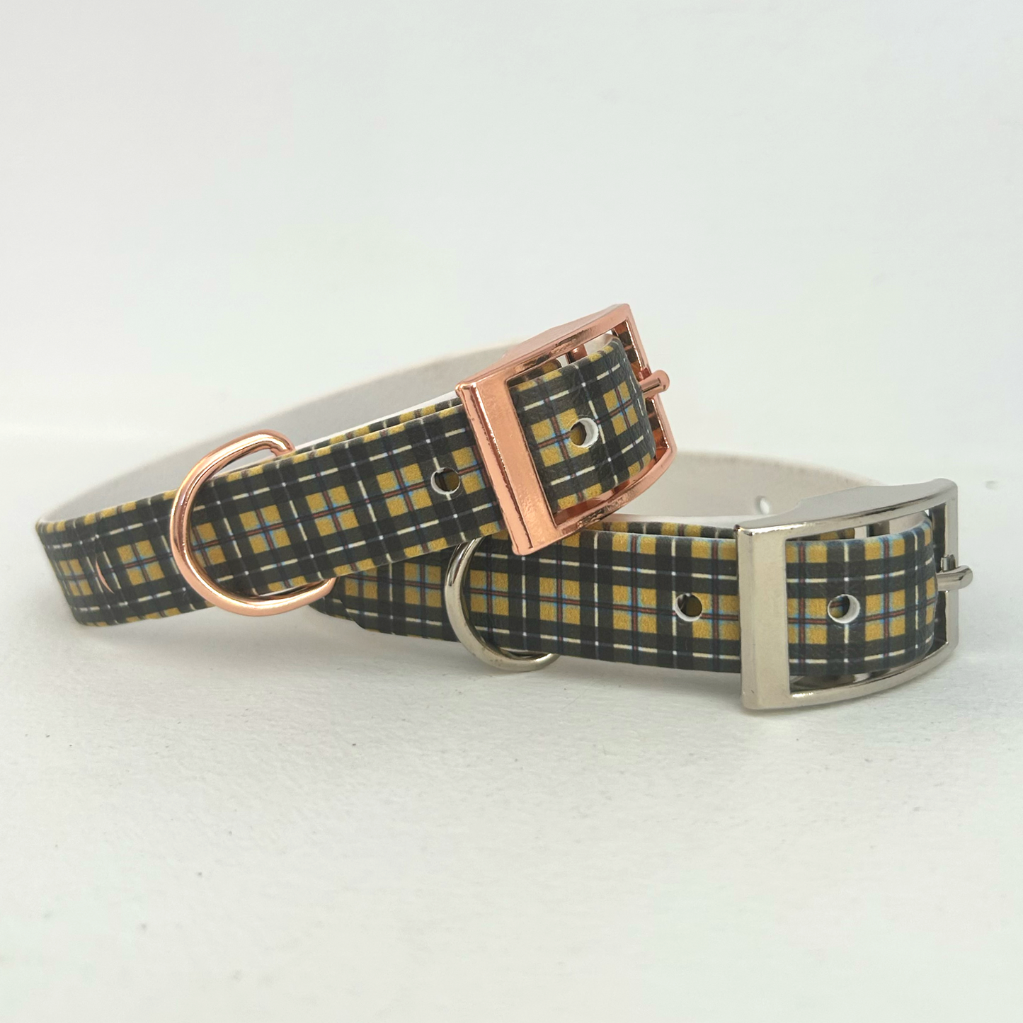 Cornish Tartan Handmade Dog Collar