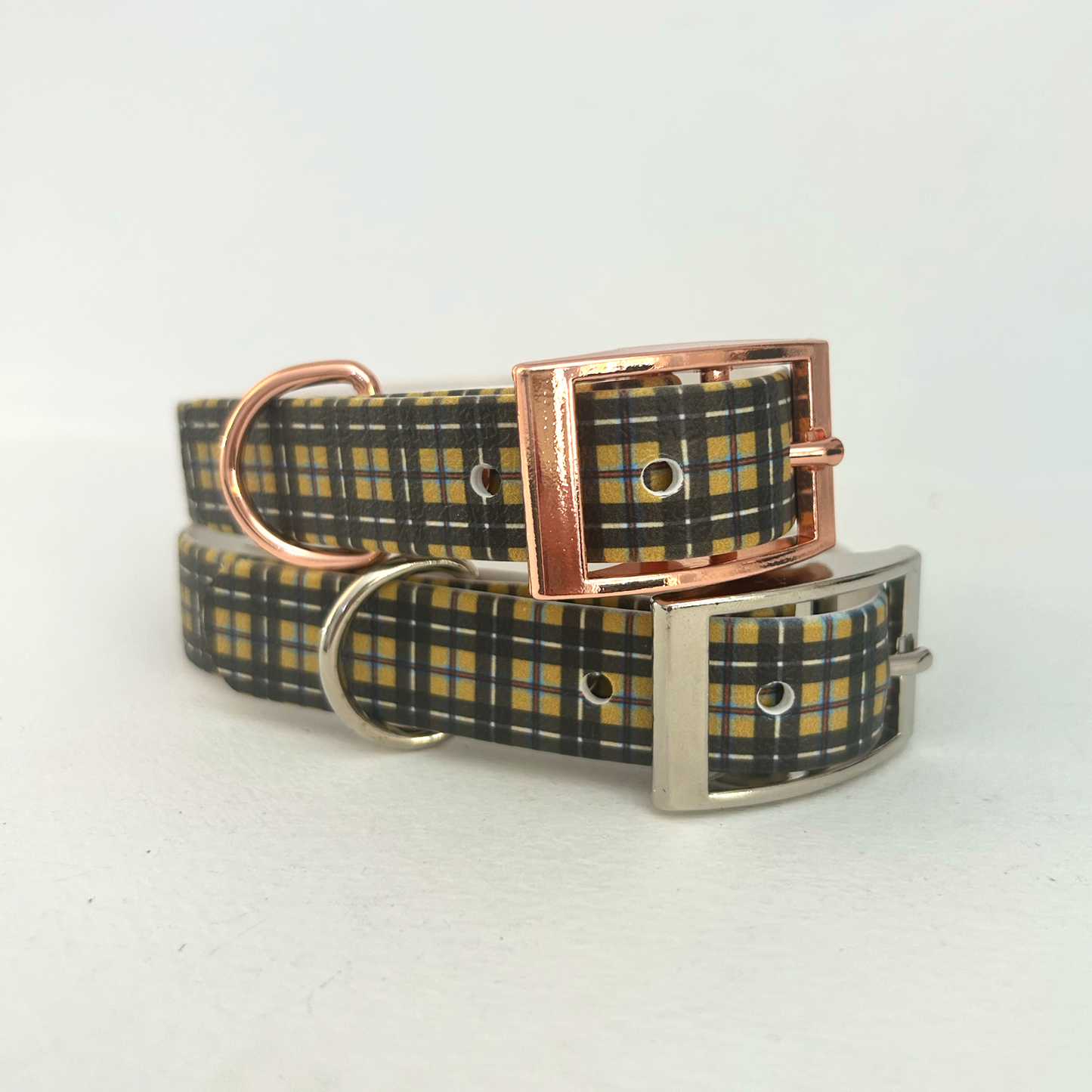 Cornish Tartan Handmade Dog Collar