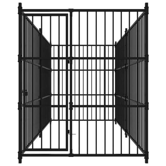 vidaXL Outdoor Dog Kennel 118.1"x59.1"x72.8"