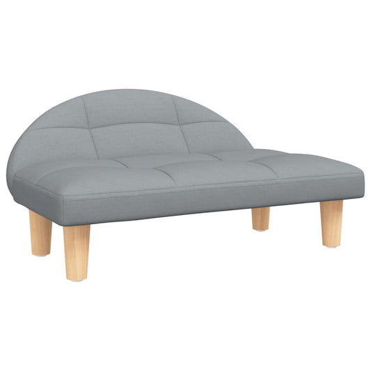 NNEVL Dog Bed Light Grey 70x52x30 cm Fabric