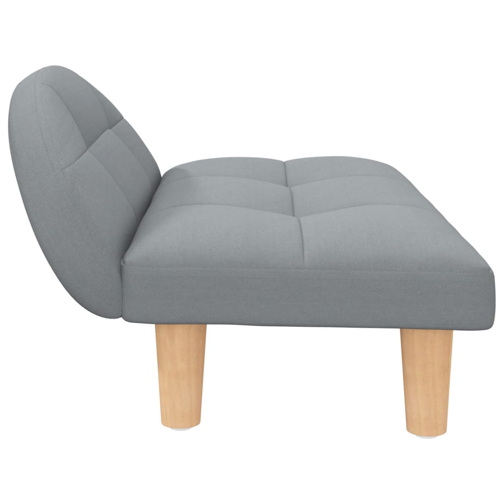 NNEVL Dog Bed Light Grey 70x52x30 cm Fabric