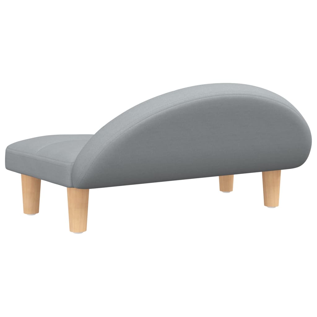 NNEVL Dog Bed Light Grey 70x52x30 cm Fabric