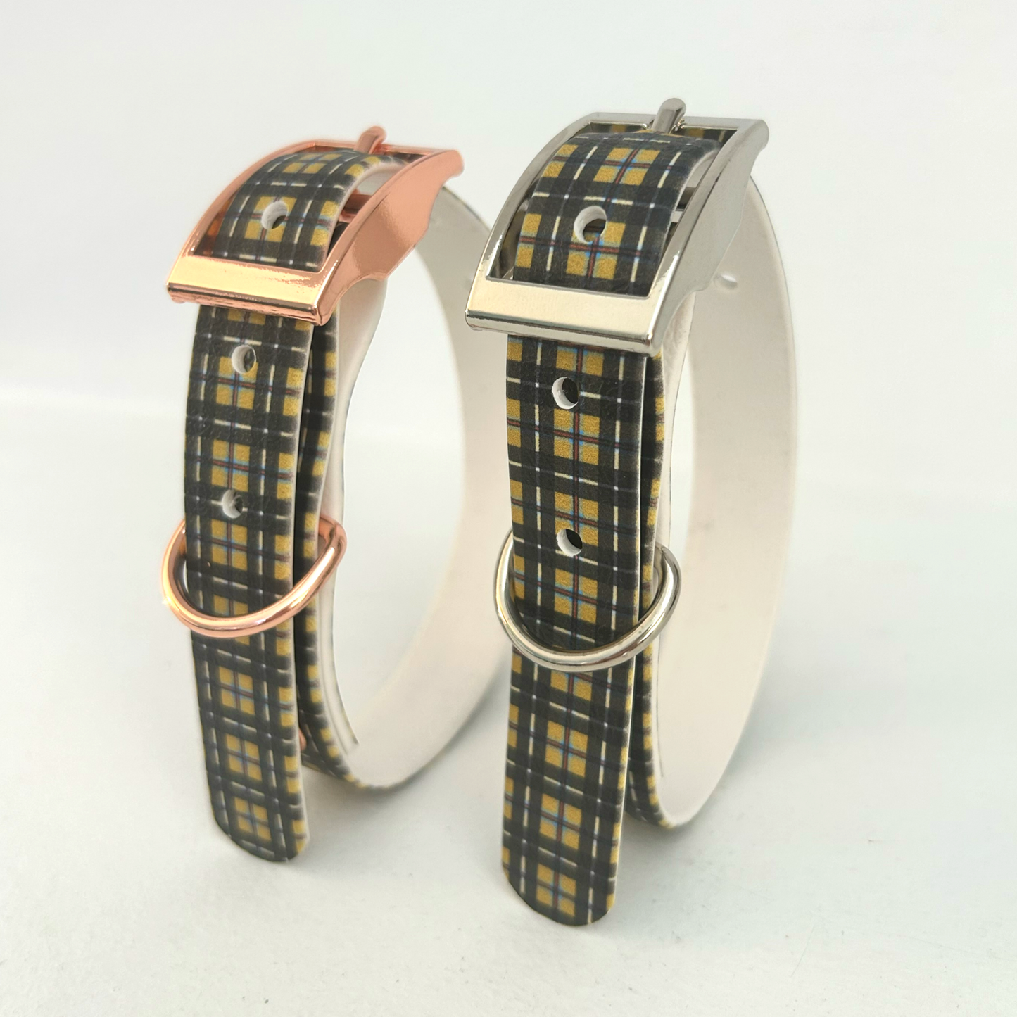 Cornish Tartan Handmade Dog Collar