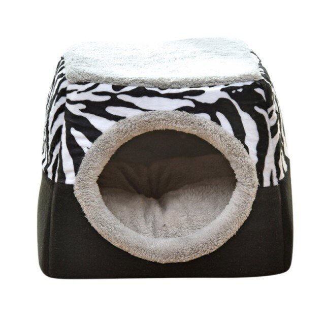 Detachable Soft Kennel Cat Bed Breathable Cat Pet Cave House Sleeping Bag Mat Pad Tent Pets Winter Warm Cozy Beds 11 Colors