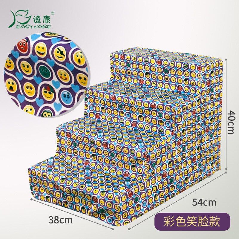 Four-story pet stairs dog agility equipment