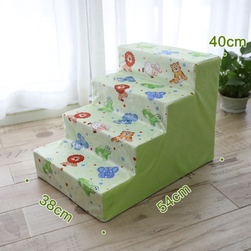 Four-story pet stairs dog agility equipment