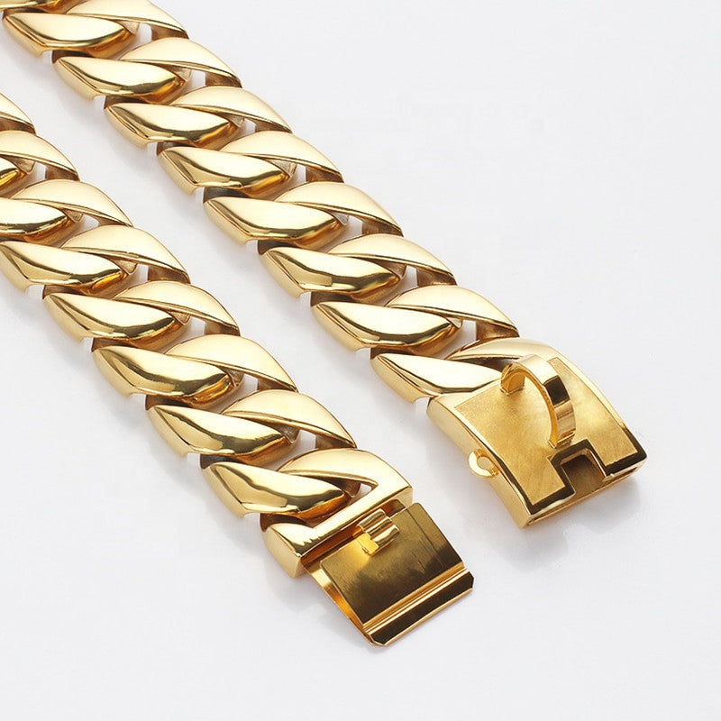 Cuban Chain Dogs Collar