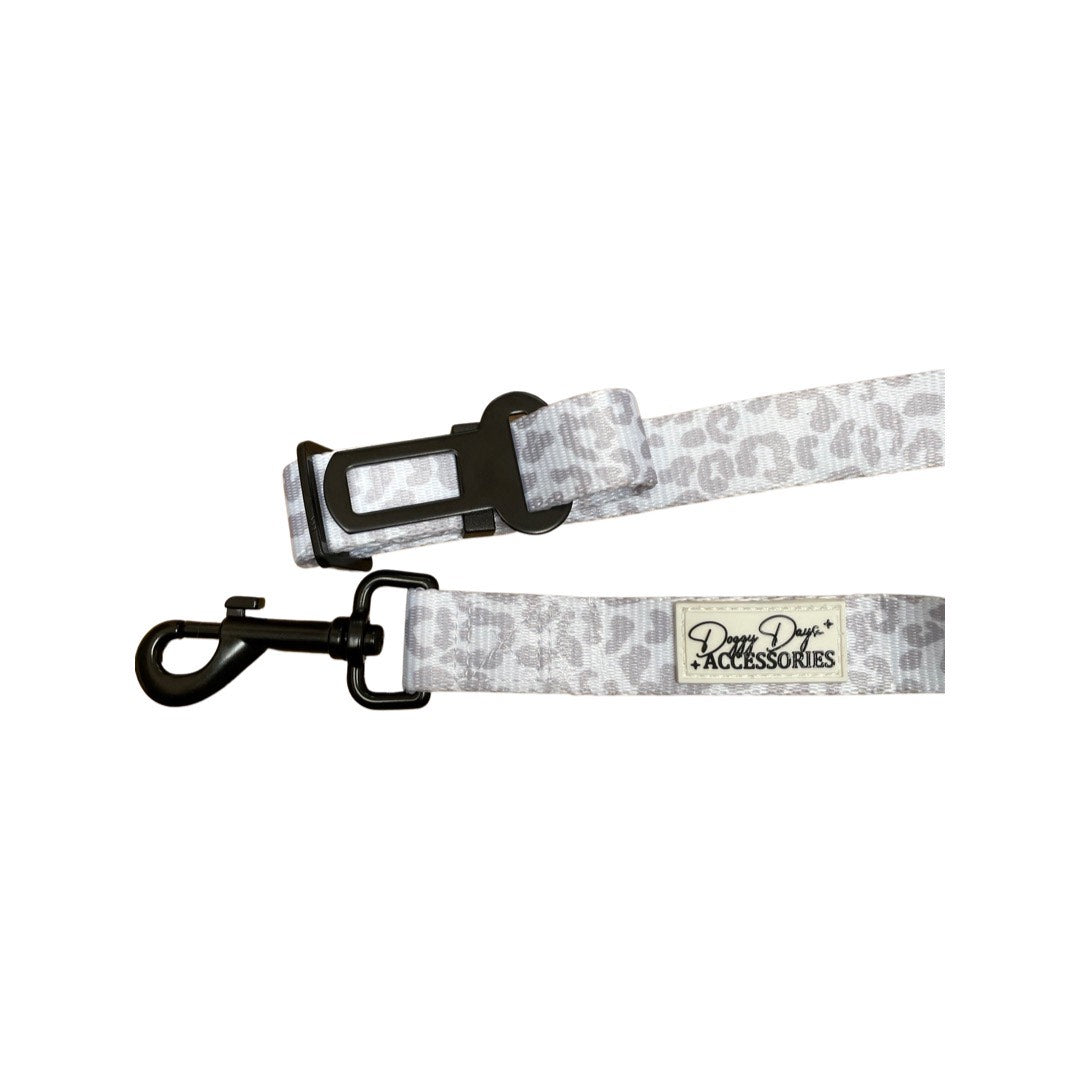 Grey Leopard (7-Piece, Full Dog Accessories Set) by Doggy Days