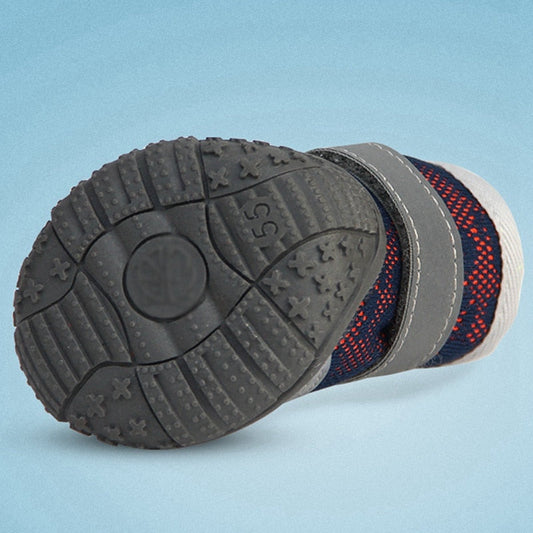 4pcs Waterproof Winter Pet Dog Shoes Anti-slip Rain Snow Boots Footwear Thick Warm For Small Cats Dogs Puppy Dog Socks Booties